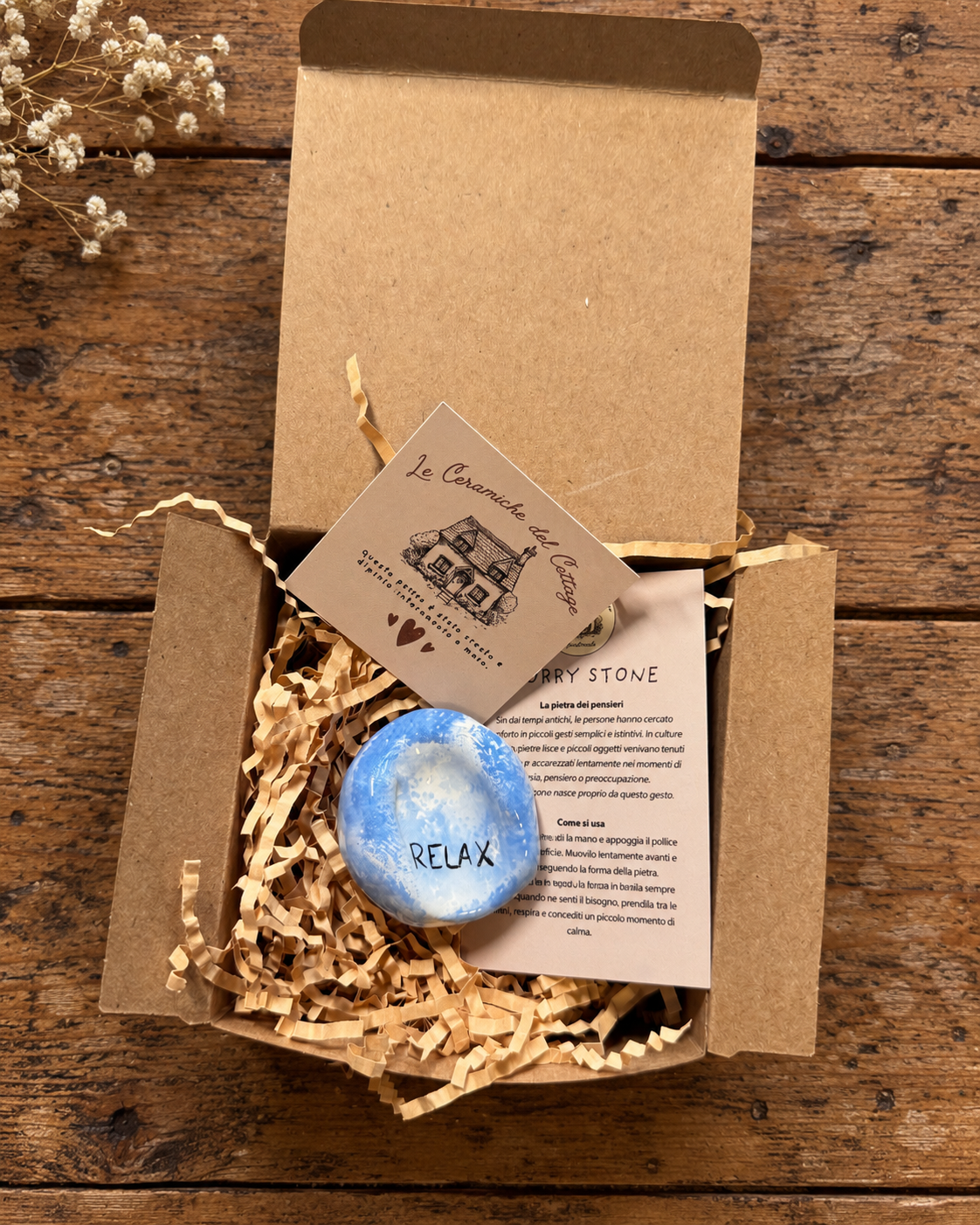 Worry Stone - Relax azzurra 05