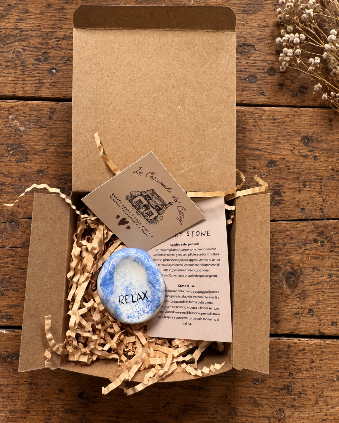Worry Stone - azzurra Relax 01