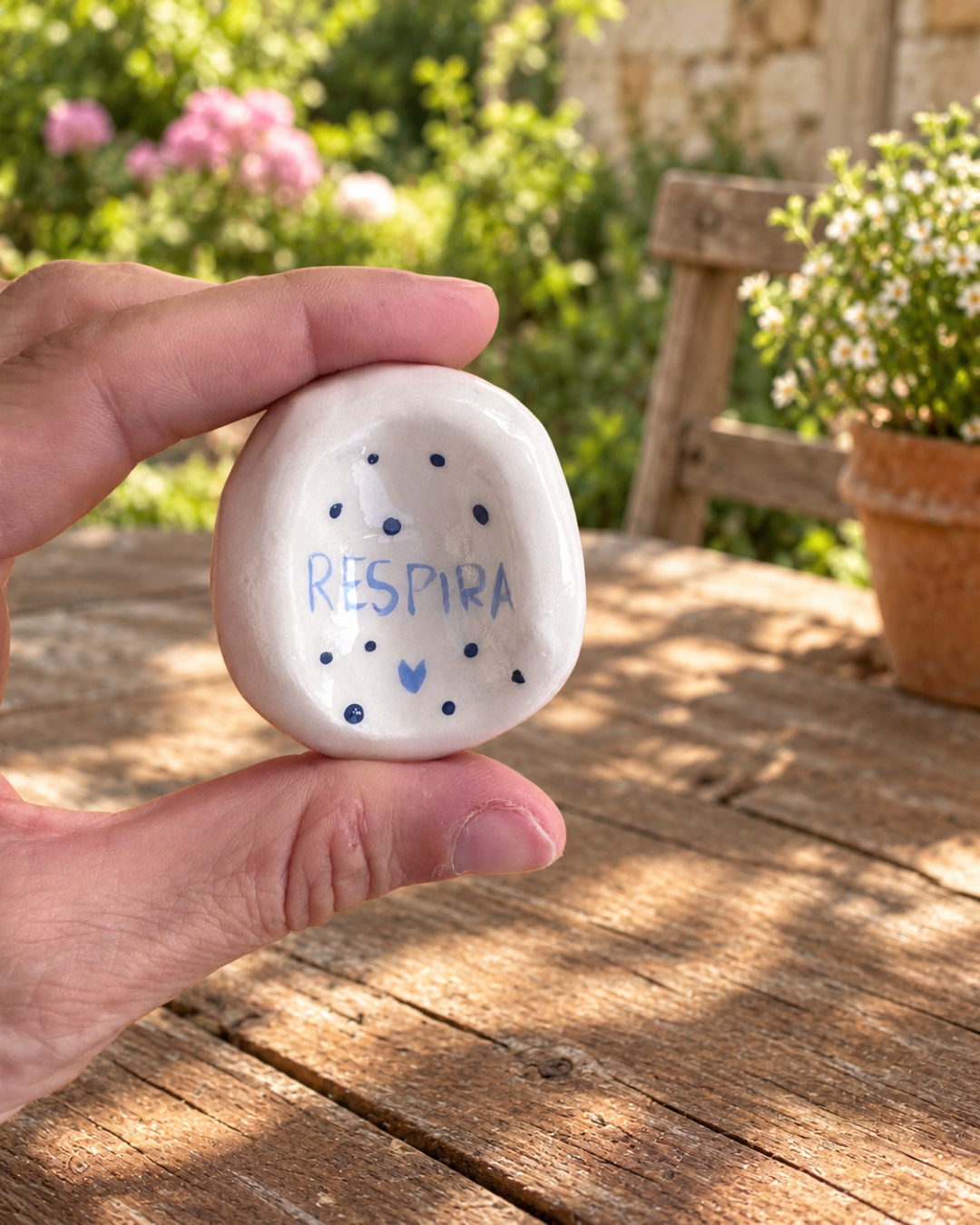 Worry Stone - Respira | Pois