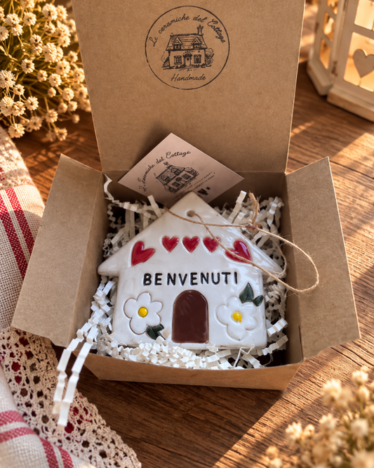 Casetta da appendere - Benvenuti | N. 01