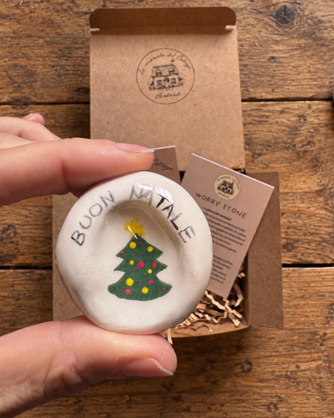 Worry Stone - Buon Natale