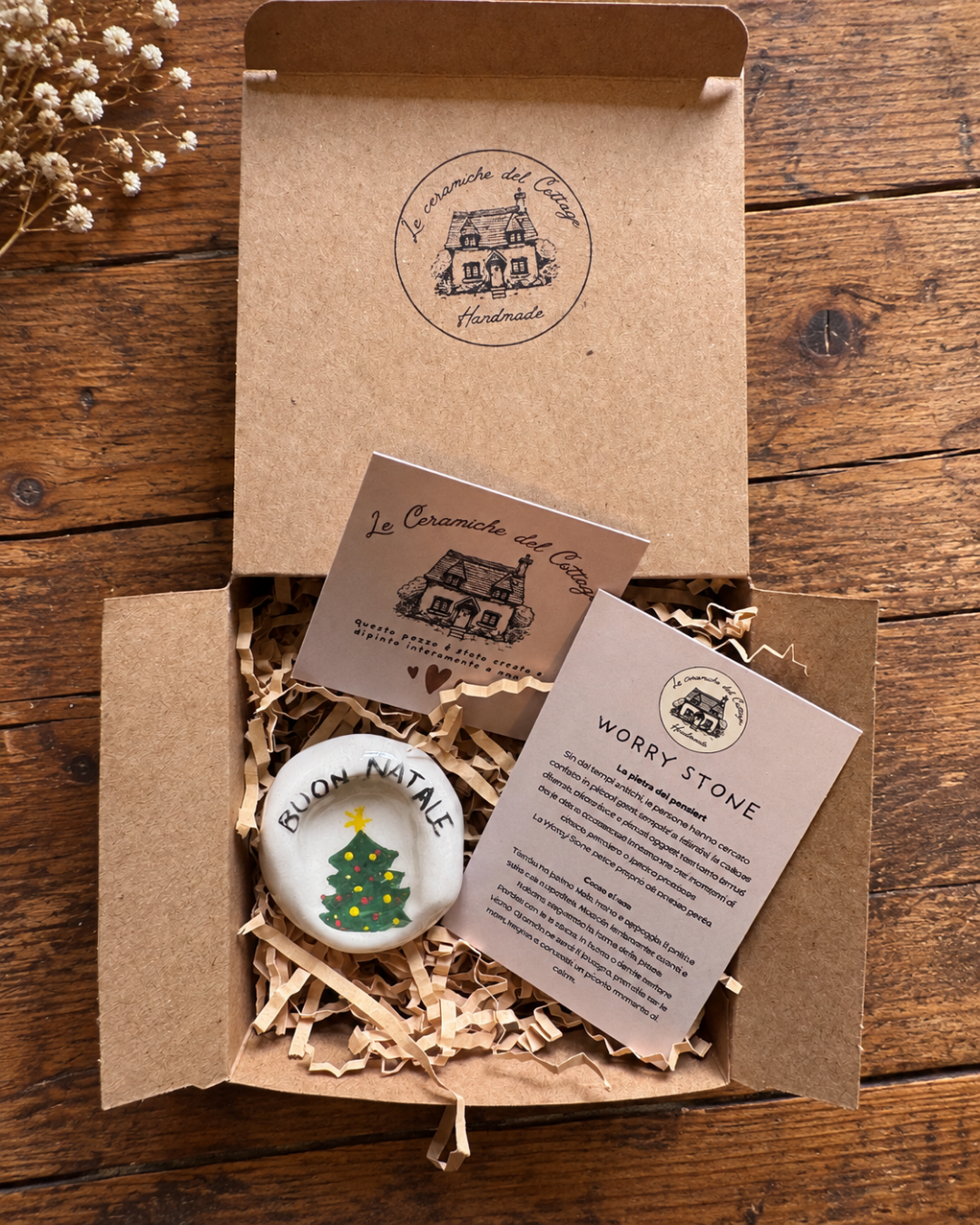 Worry Stone - Buon Natale