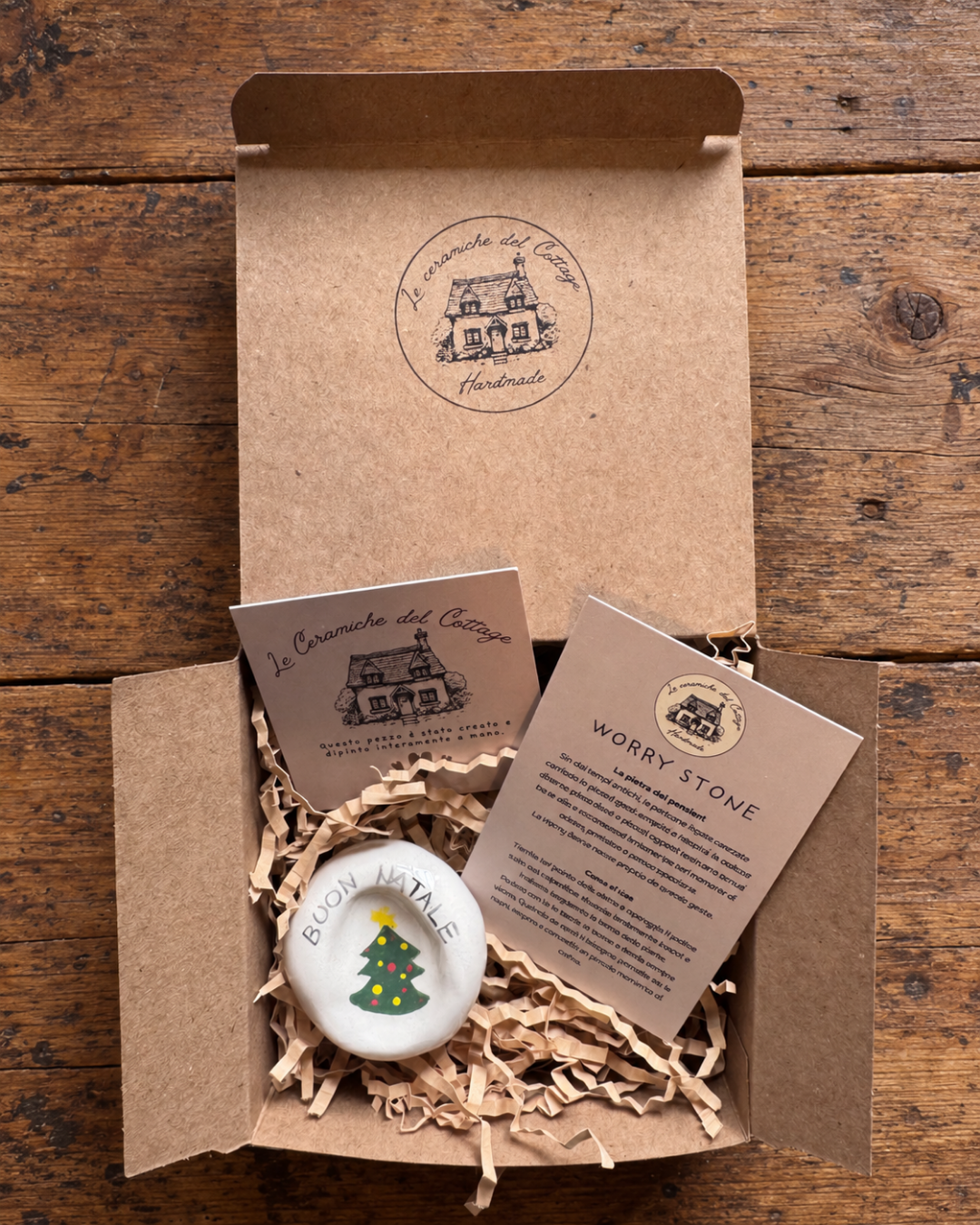 Worry Stone - Buon Natale