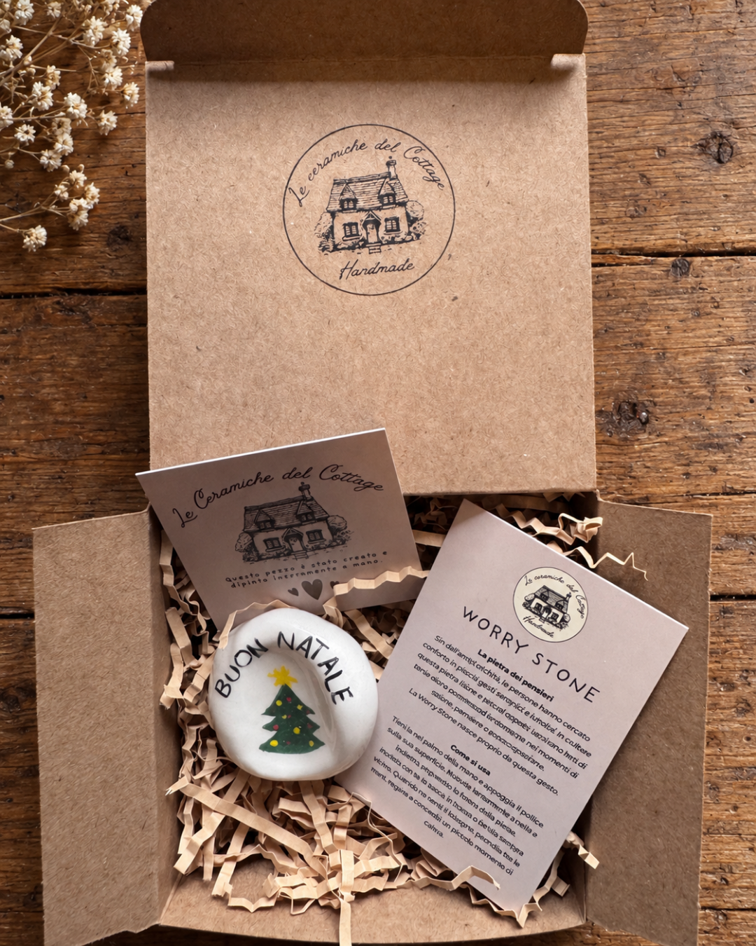Worry Stone - Buon Natale