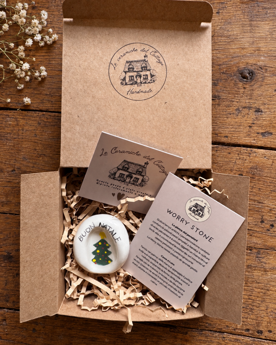 Worry Stone - Buon Natale