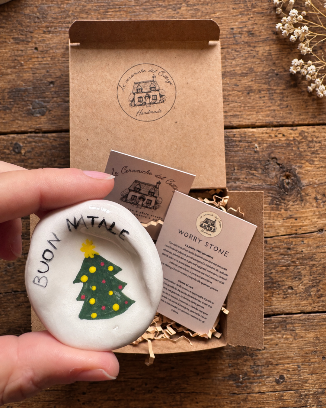 Worry Stone - Buon Natale