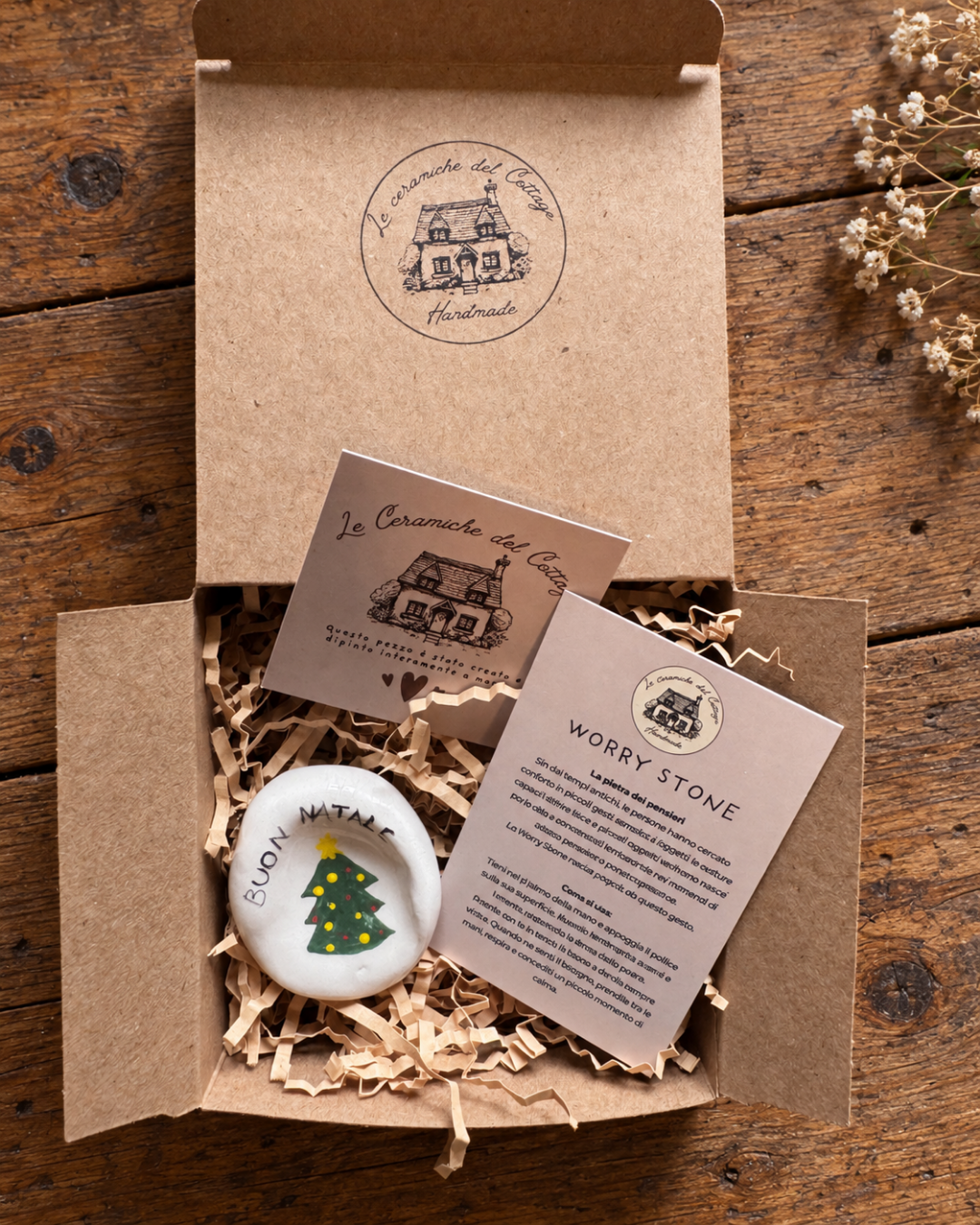 Worry Stone - Buon Natale
