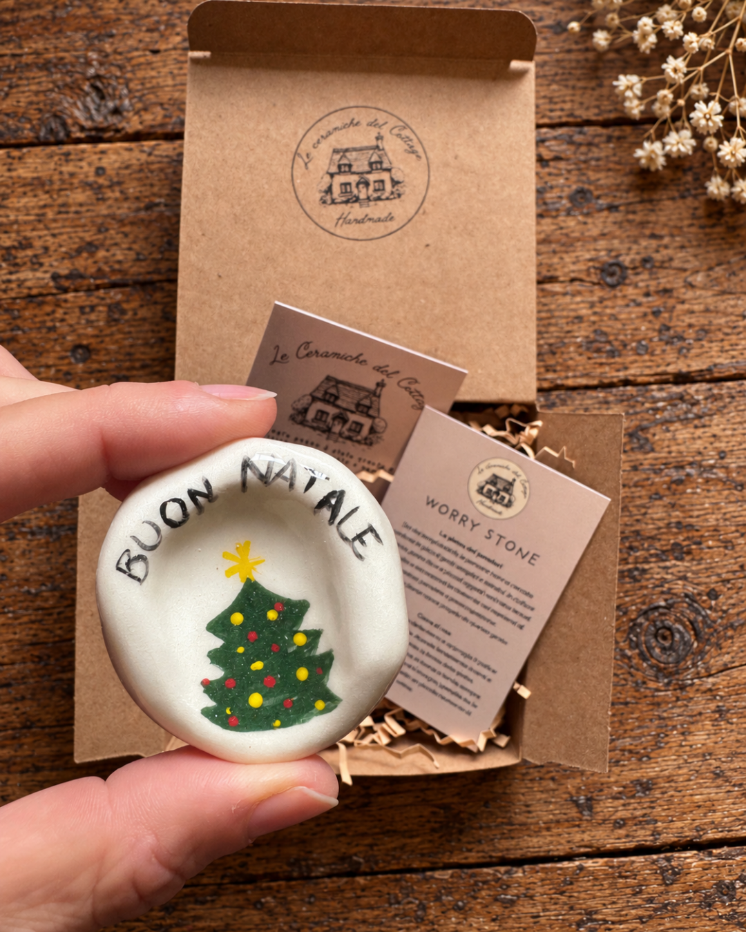 Worry Stone - Buon Natale