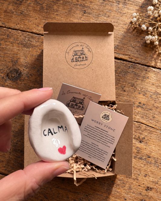 Worry Stone - Calma | Cuore rosso
