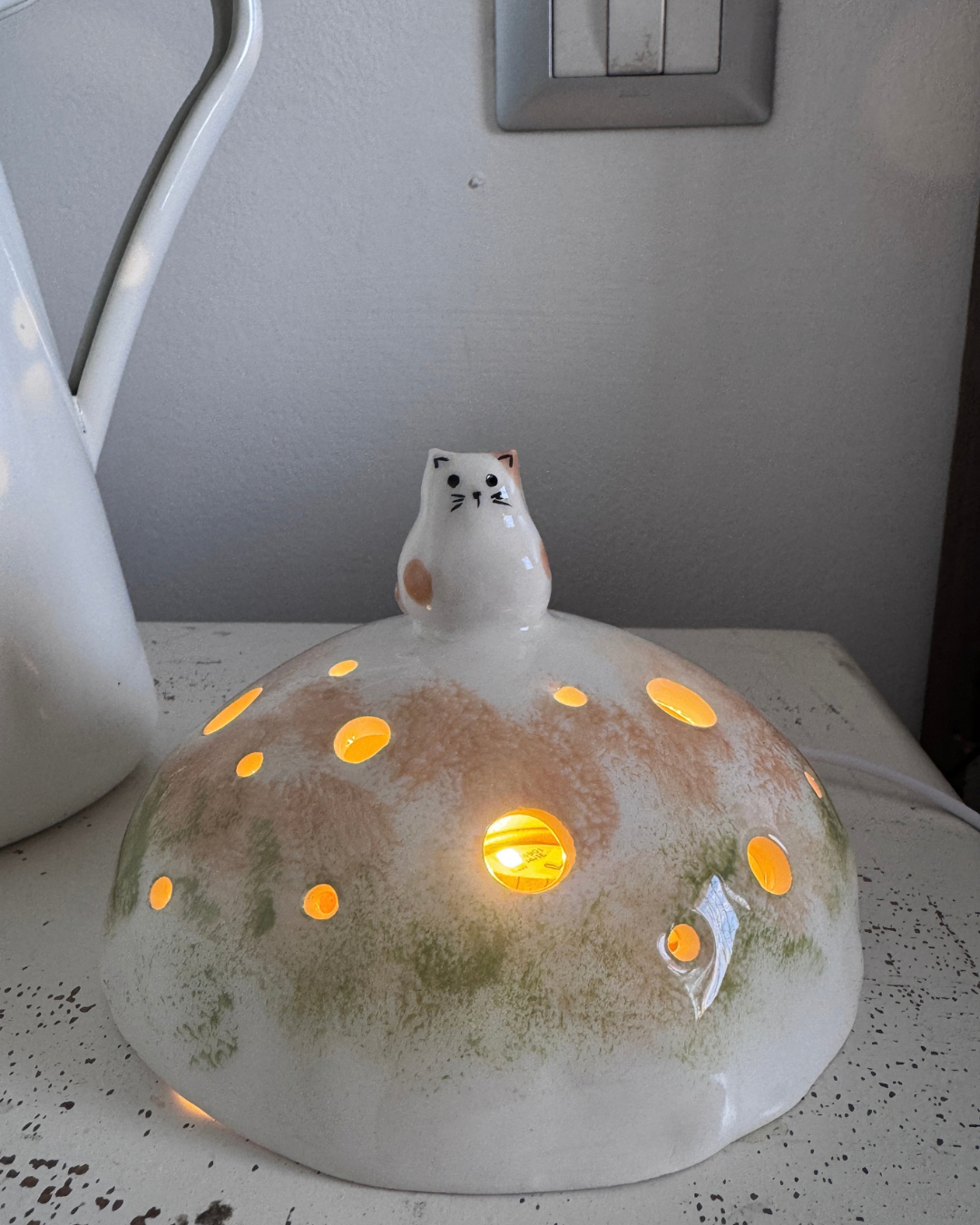 Lampada - Il gattino bianco