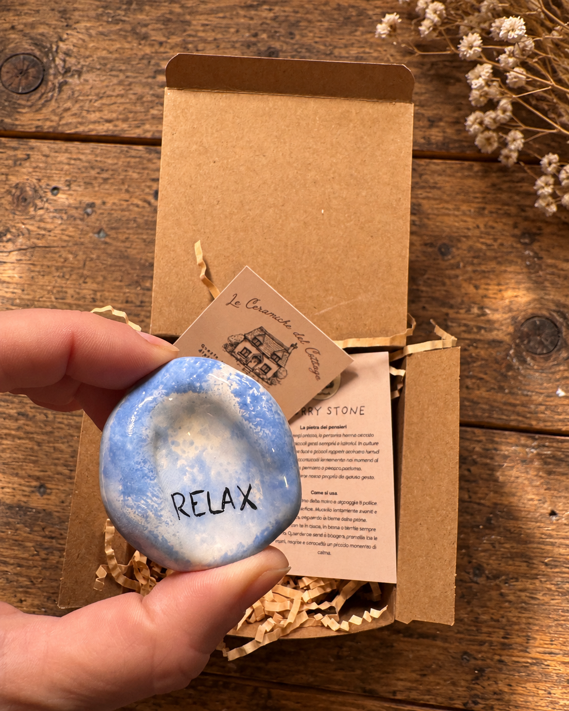 Worry Stone - Relax azzurra 05