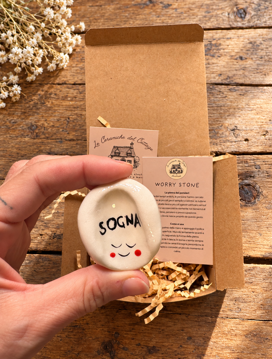 Worry Stone - Faccina Sogna