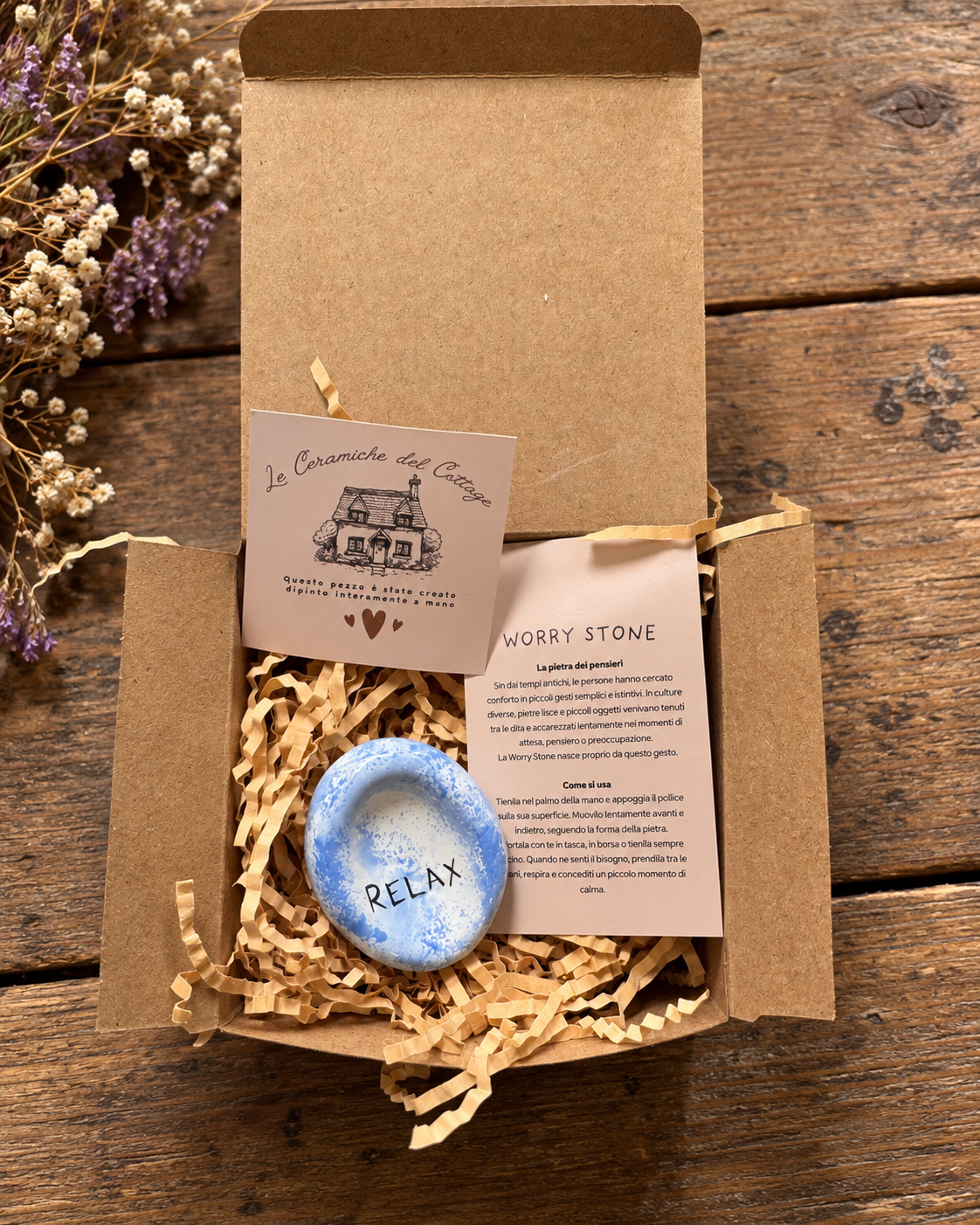 Worry Stone - relax azzurro 02